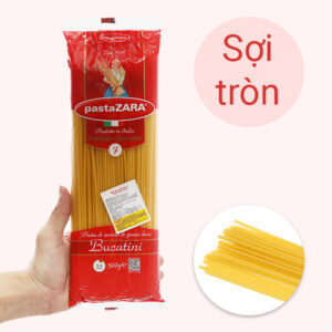 Mì ý Bucatini (mì ống) No.7 - 500g/gói - PASTA ZARA