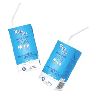 Sữa tươi tiệt trùng nguyên chất không đường - RETA MILK 200ml